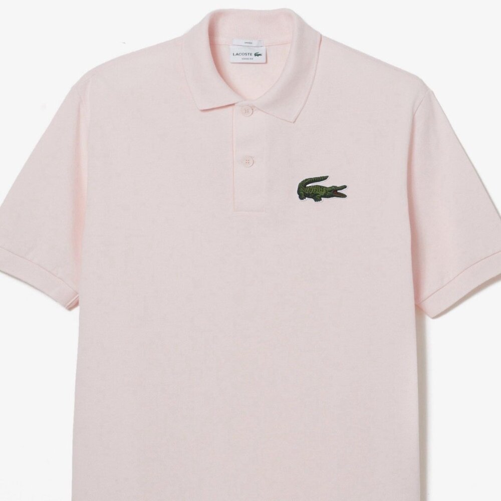 Unisex Loose Fit L.12.12 Piqué Polo Big Croc - Pink - Lacoste Size XL BNWT